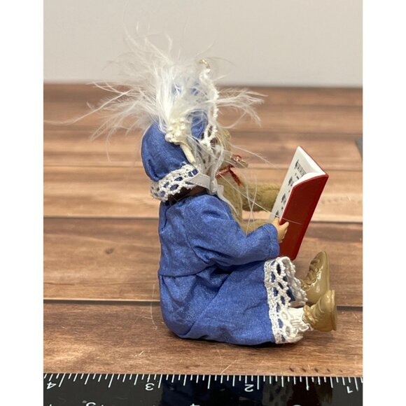 1995 HALLMARK KEEPSAKE ORNAMENT QX5259 BEVERLEY & TEDDY BEAR SINGING CAROLS - Picture 7 of 11